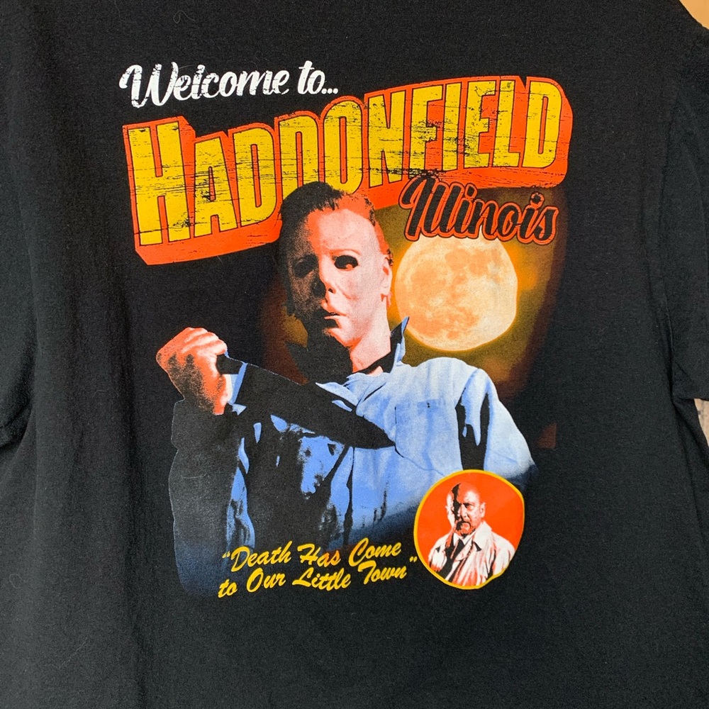 Halloween Micheal Myers Haddonfield Graphic T-Shirt
